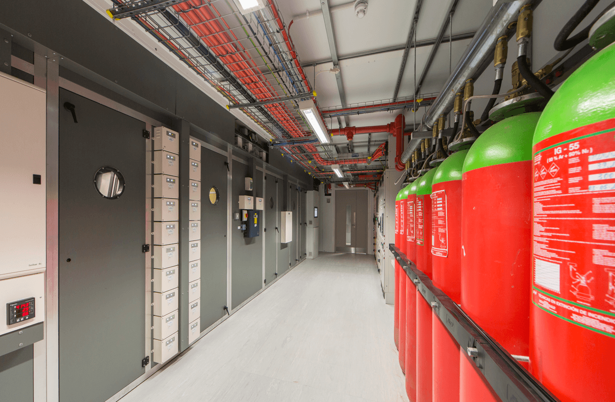 Fire infrastructure of Equinix CA1